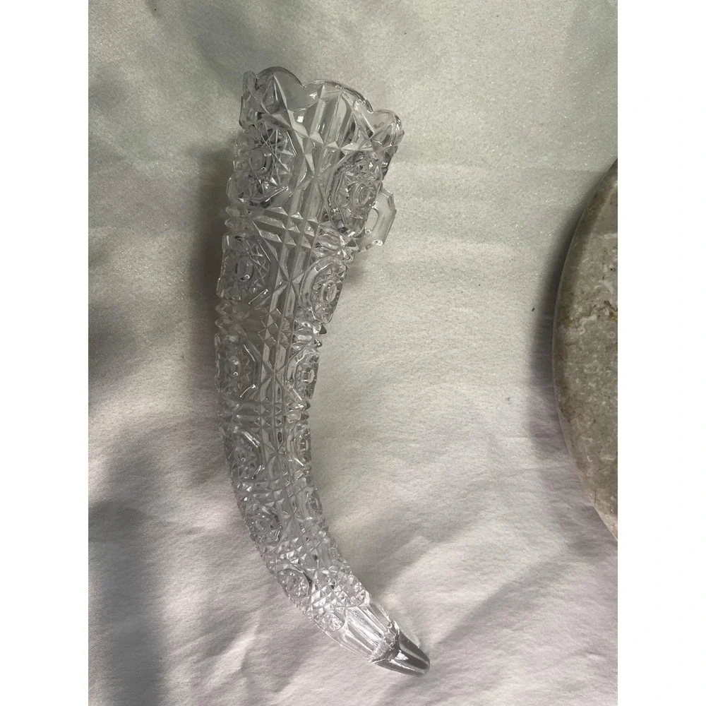 1920's EAPG Hanging Glass Cornucopia 12